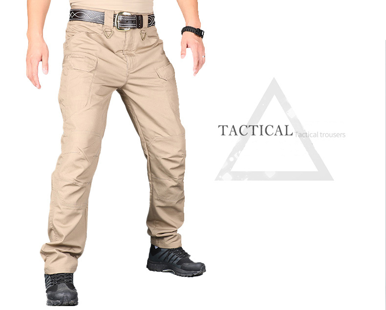 2024 New Design OEM Men's Tactical Water Repellent Cargo Pants Lightweight Hiking Multi Functional Pockets Work Pants Trousers