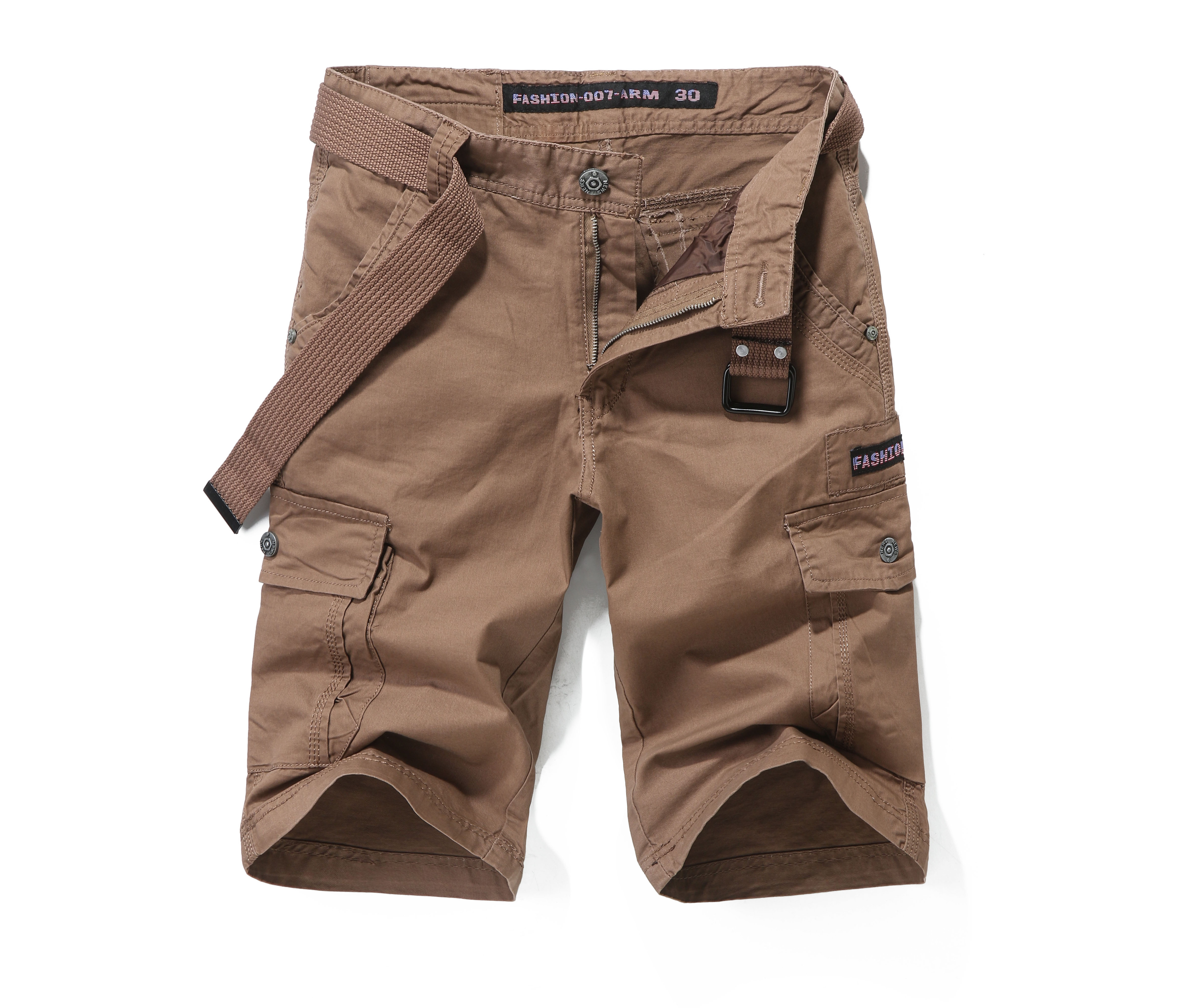 BAWANGCHENG hot sale hew design  Casual Printed Custom LOGO cargo pants shorts  work cargo pants six pockets cargo shorts pants