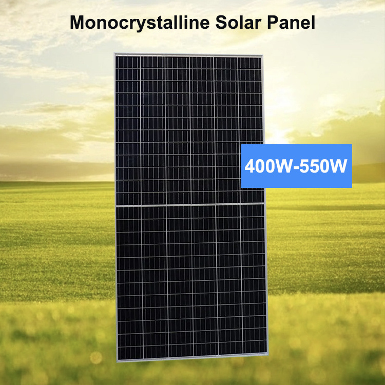 Cheap 500w 300w 400w solar panel glass monocrystalline silicon emergency backup home use solar panel