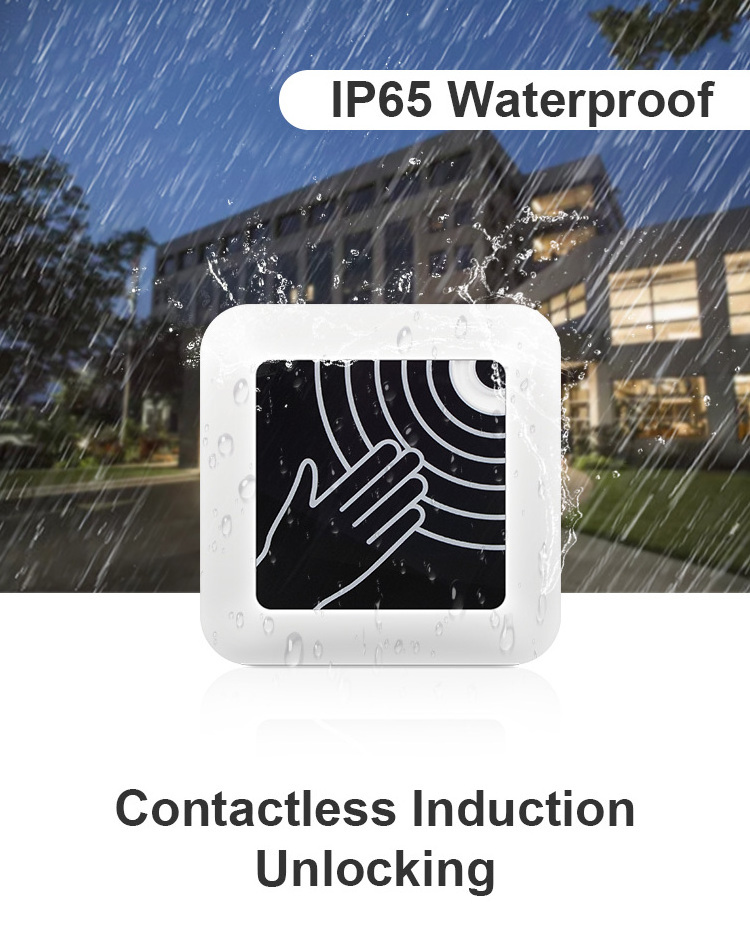 IP68 Waterproof Infrared Sensor Switch 304 Stainless Steel Exit Button No Touch Switch For Door Lock Access Control System