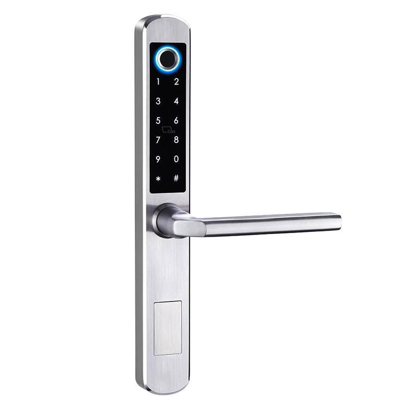 Bluetooth Electronic Biometric Fingerprint Smart Door Lock Handle Locks Keyless Entry Smart Home Security Protection