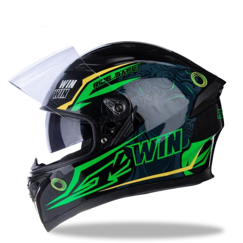 JIEKAI NEW Design Custom High Hardness Colorful Full Face Helmet DOT Approved Motorbike Motorcycle Racing Helmet