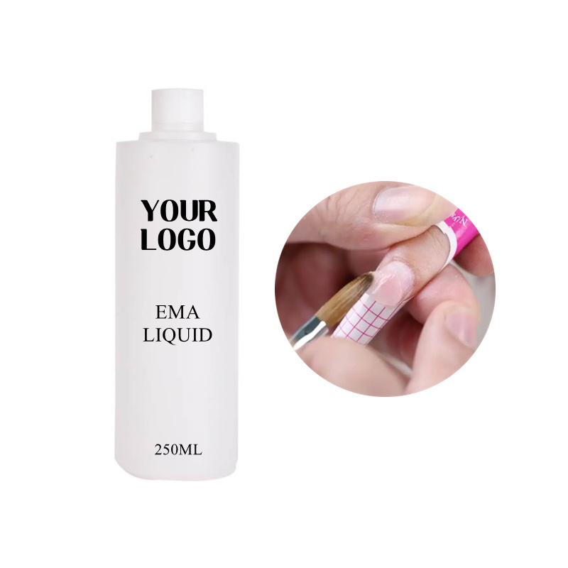 Private label 100ml 200ml 250ml 500ml EMA high quality professional EMA Monomer Acrylic Nail Liquid