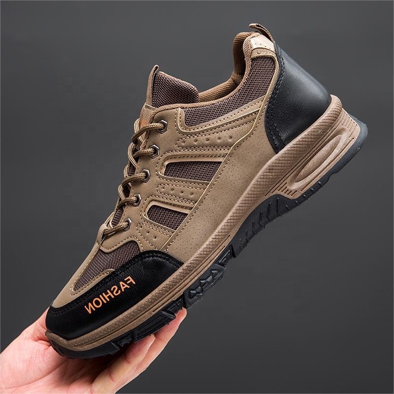 working shoes for men safety custom logo hiking shoes men outdoor boots men outdoor leather shoes