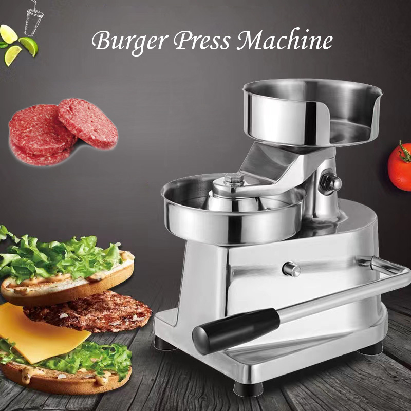 Bayern Manual Commercial Stainless Steel High Quality Meat Hamburger Forming Patty Maker Press Machine