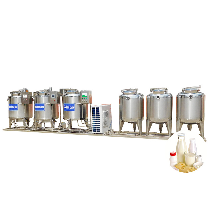 Small Dairy Processing Line/Flavour Milk Yogurt Production Machinery