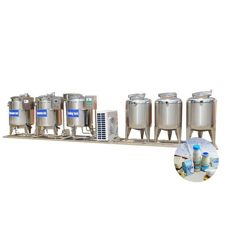 100-2000L aseptic uht milk processing plant uht milk machine