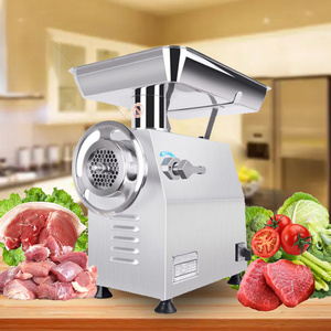 TK Series Full 304 Stainless Steel Butcher Meat Grinder With Sausage Filler Commercial Use