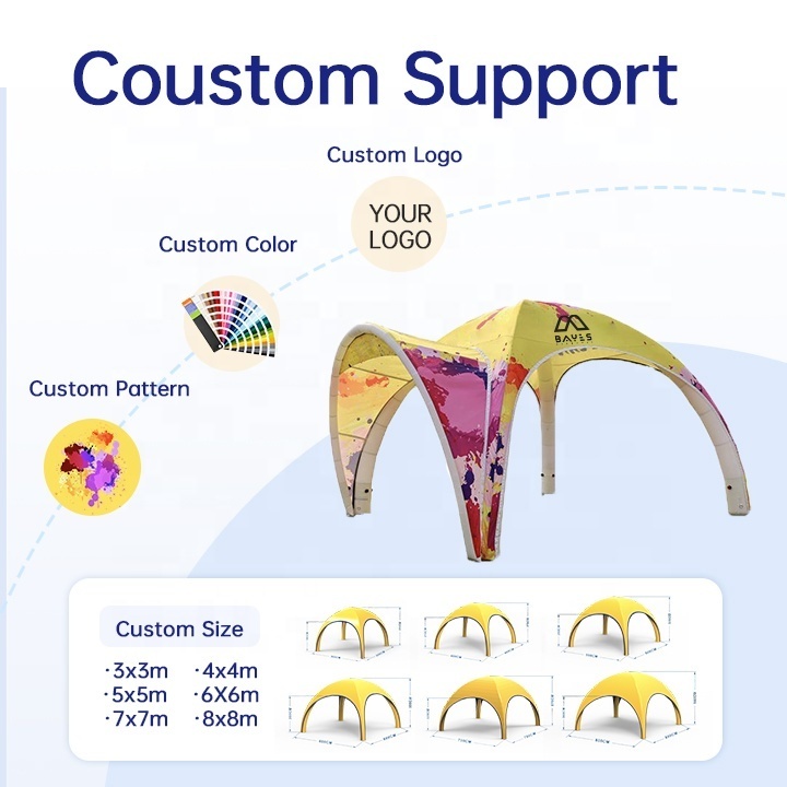 Hot Sale Inflatable Canopy Tent Airtight Marquee for Trade Show Exhibition Advertising