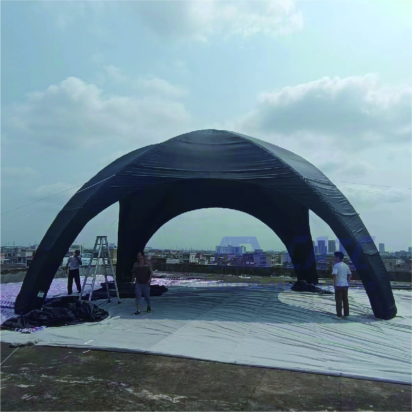 Airtight Canopy Advertising Outdoor Spider Inflatable Event Tent