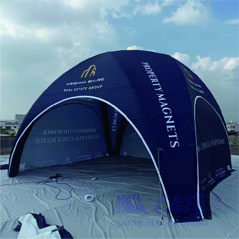 Custom Logo Exhibition Inflatable Event Tent Outdoor Air Dome Marquee Advertising Inflatable Gazebo Canopy Air Sealed Tent