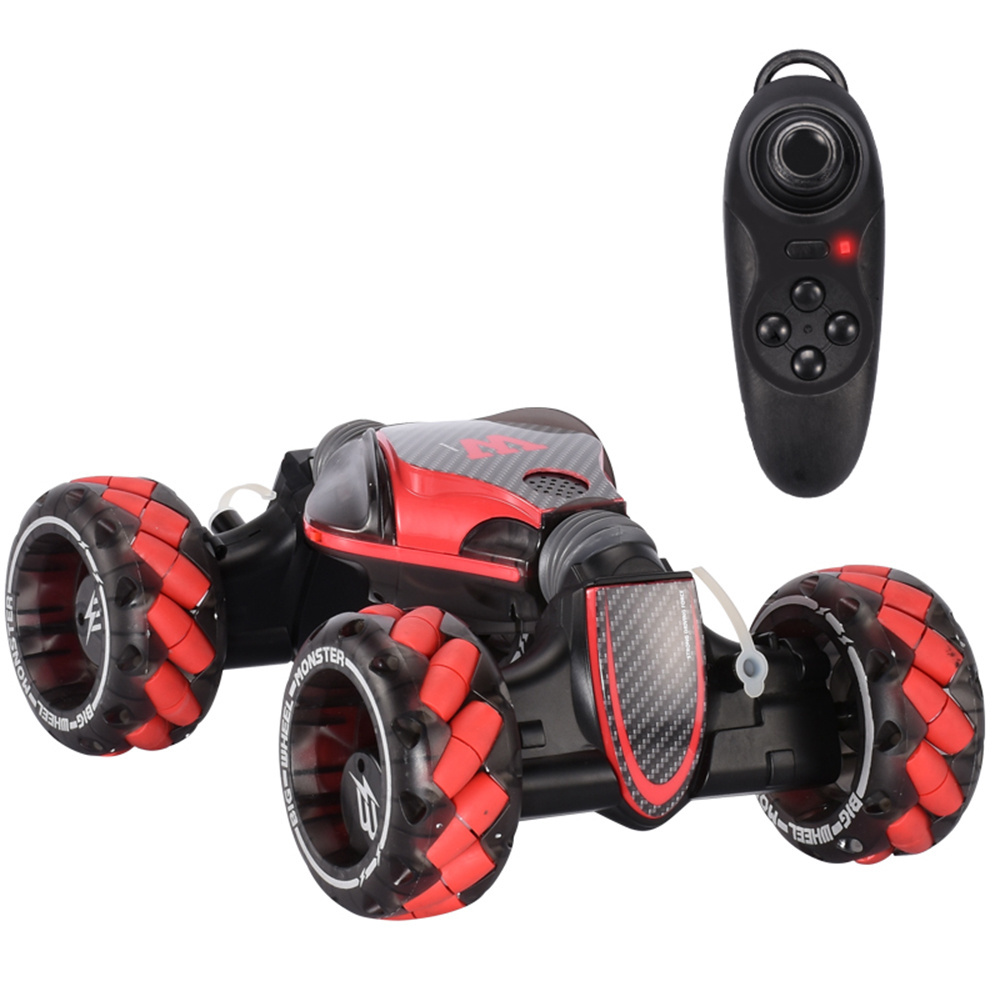 Hot Sale 2.4G Big Four-Wheel Spray Monster Stunt Rc Car With Colorful Gradient Lighting Stunt Dancing Car Toy For Boys