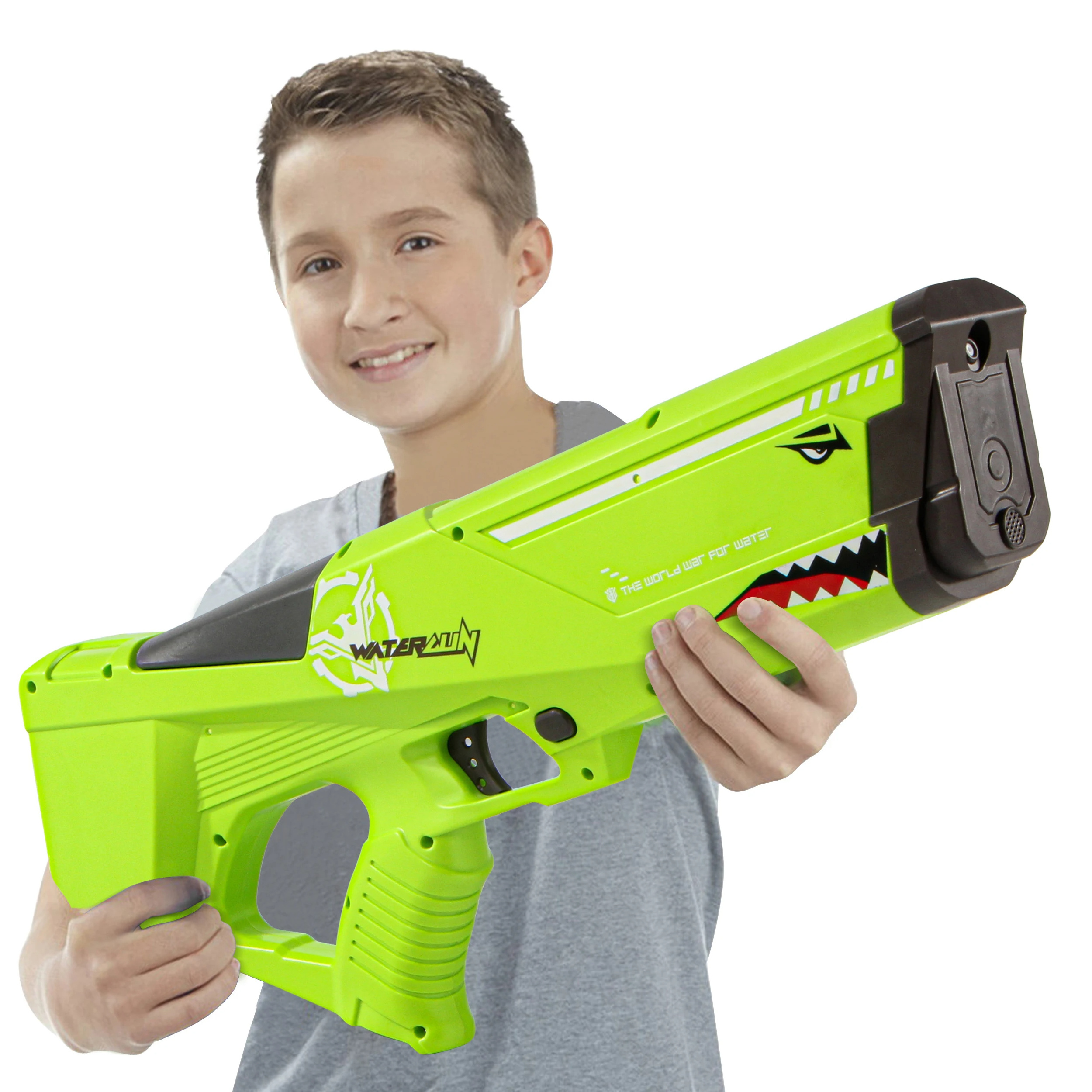 Automatic Loading Water Bullet Shooting Guns Toy Electric Water Gun Auto Spray Shark Launcher Toy Wholesale Price Squirt Gun