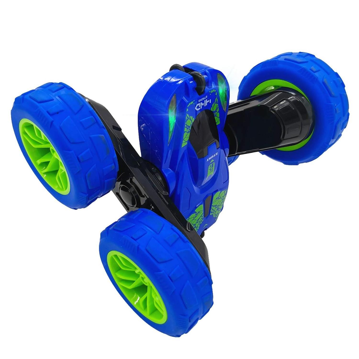 Best Choice 2.4GHz RC Cars Hyper Wheels Stunt Car Toy Remote Control 360 Flips Rotating Double Sided 4WD Stunt Toy Car