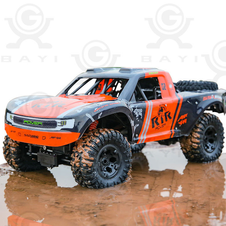 4WD High-Speed Off-Road RC Car 50CM 1:8 Size Four-Wheel Drive Waterproof Shock Absorption Dual Motors Electric Climbing Toy Cars