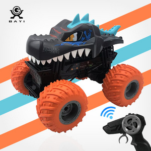 2.4Ghz Mini Rc Cartoon Monster Truck Remote Control Large Foot Animal Vehicles Monster Climbing Toy Trucks For kids