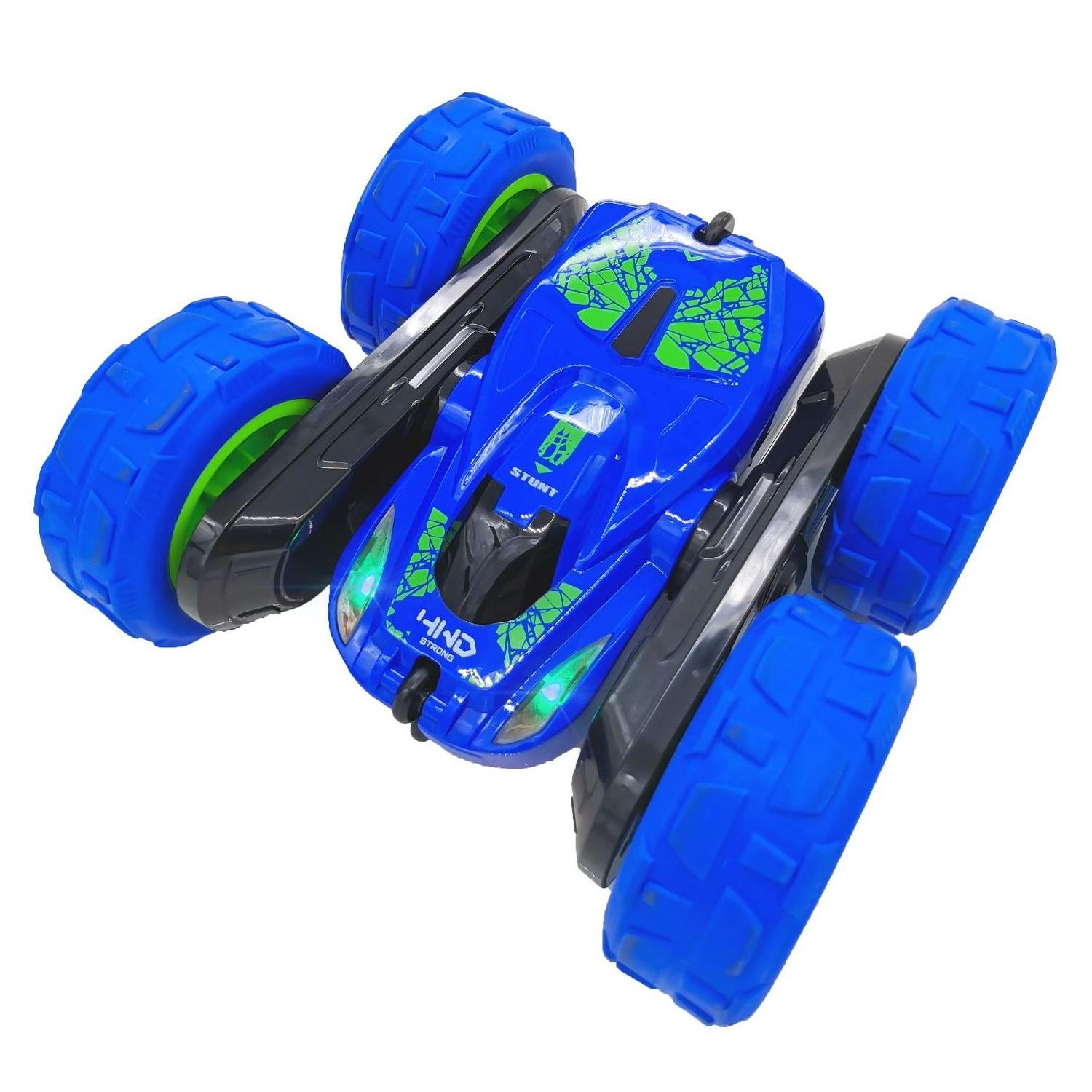 Best Choice 2.4GHz RC Cars Hyper Wheels Stunt Car Toy Remote Control 360 Flips Rotating Double Sided 4WD Stunt Toy Car