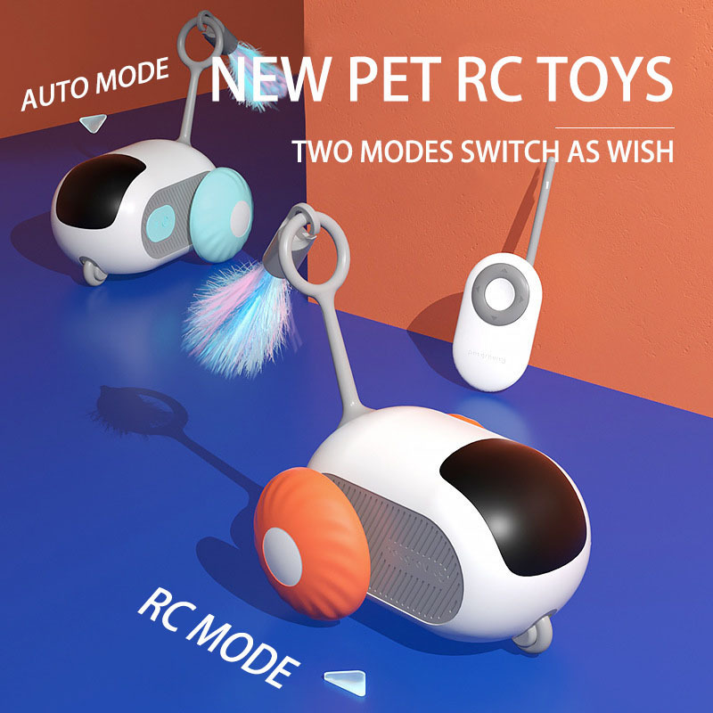 New Radio Control Mini Toy Car Remote Control Animal Play Drive Vehicles Dog Cat Rc Pet Cars Toy With Cat Litter