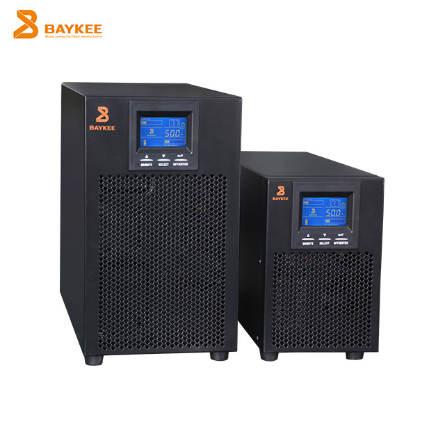 baykee high frequency ups china manufacturer digital control optional 6kva online ups with snmp web card high frequency ups