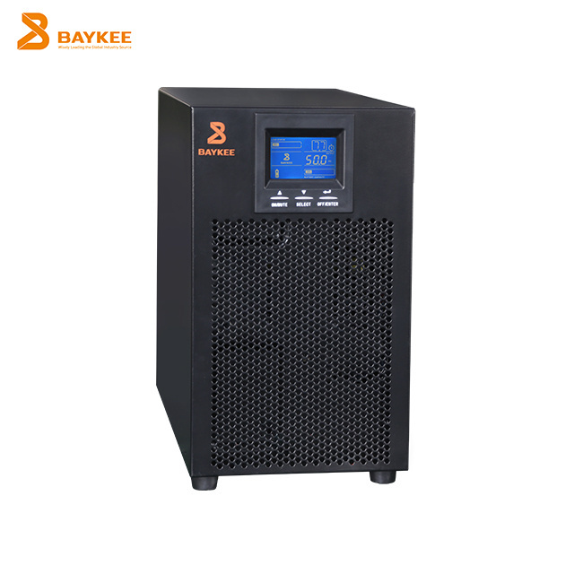 baykee high frequency ups china manufacturer digital control optional 6kva online ups with snmp web card high frequency ups