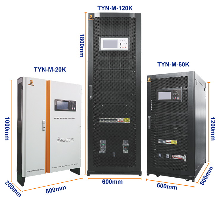 20KW to 200KW modular multi-mode hybrid on and off grid solar power inverter renewable 20 kw solar inverter on off grid hybrid