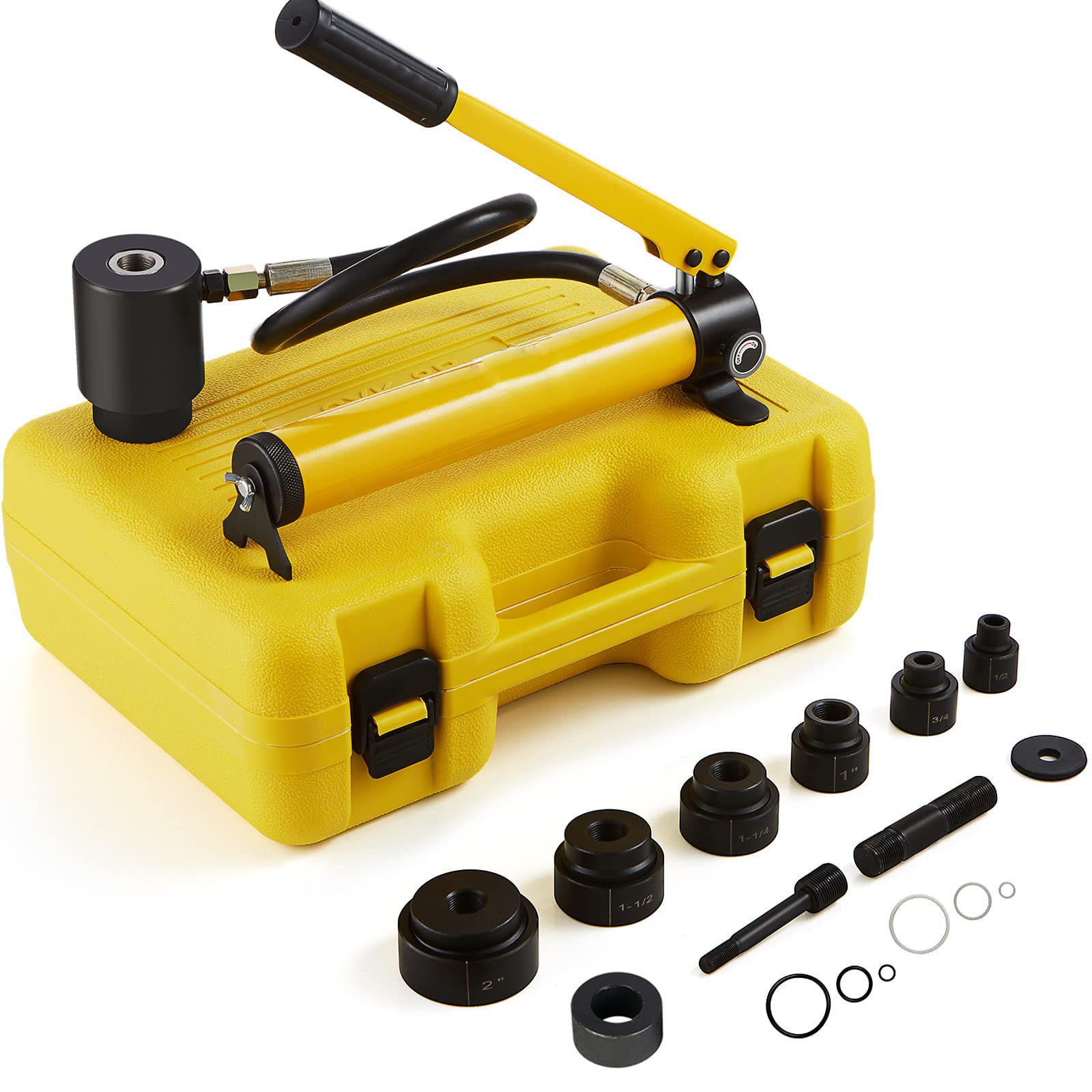 10Ton 22-60mm Hydraulic Knockout Punch Kit 1/2