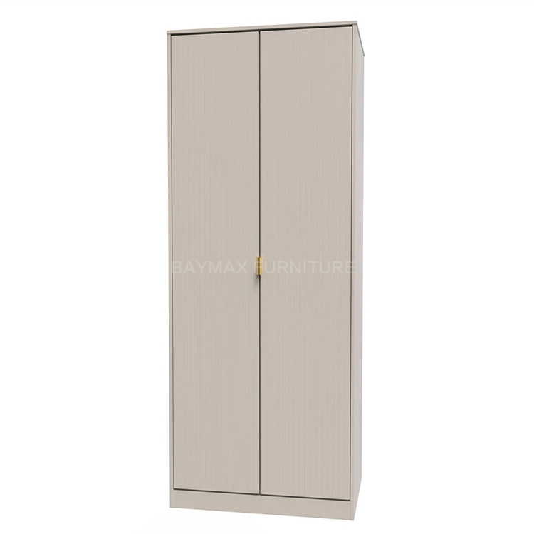 Modern home mdf wood doors wardrobe armoire clothes closet cabinet