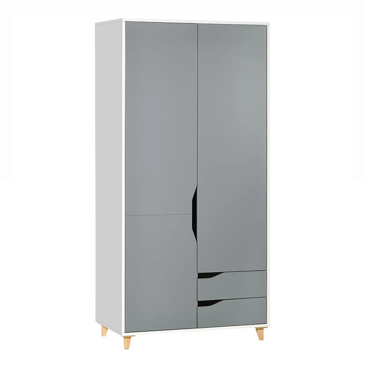 Foshan factory mdf wardrobe closet cloth storage cabinets for bedroom