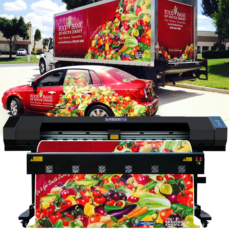 Affordable 1.6m 1.8m single i3200 xp600 printhead large format printer vinyl car sticker plotter eco solvent printer for sale