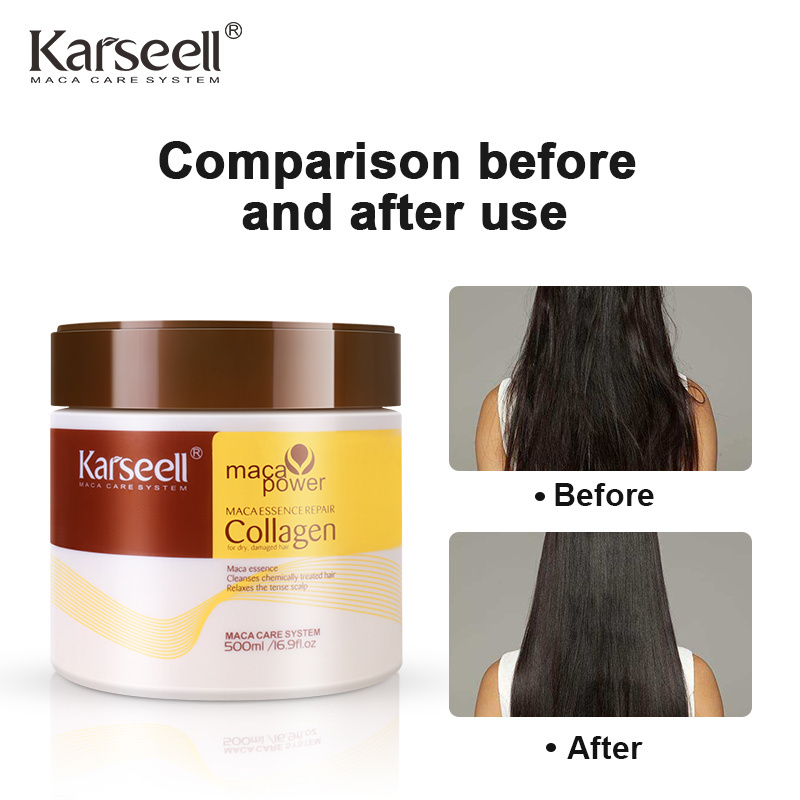 Karseell mascarilla para el cabello Salon Use Deep Conditioning Moisturize Cream Repair Collagen Karsell Hair Mask