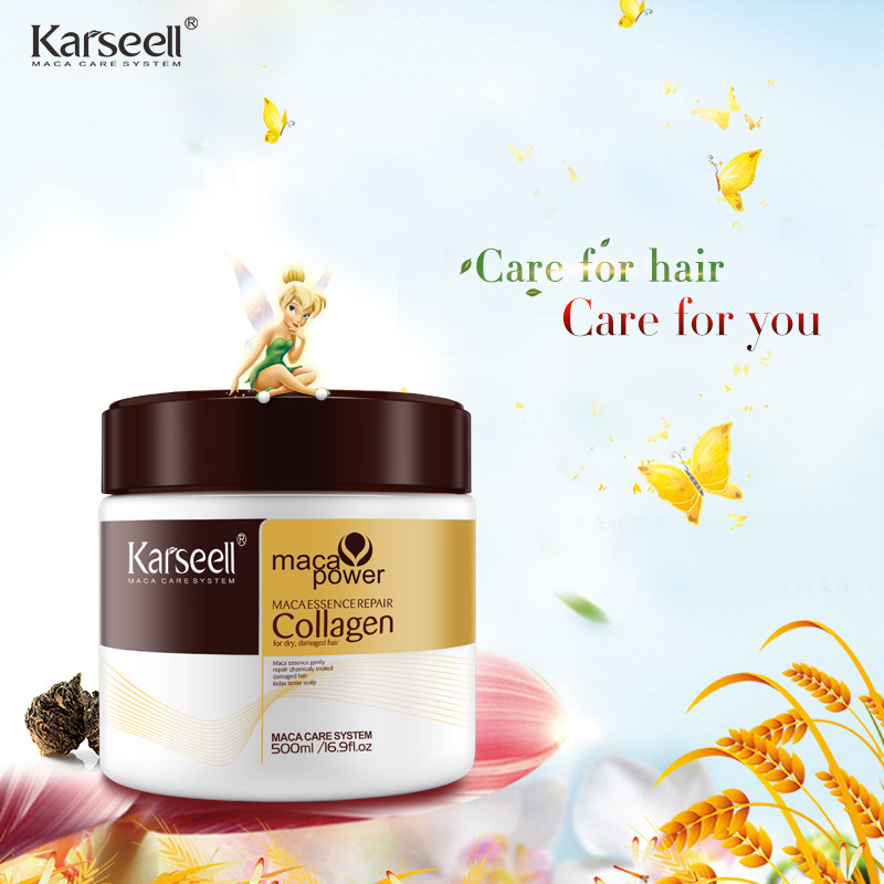 Karseell Keratin Treatment Collagen Nourishing Deep Repair Hair Protein Treatment Professional Salon Hair Mask