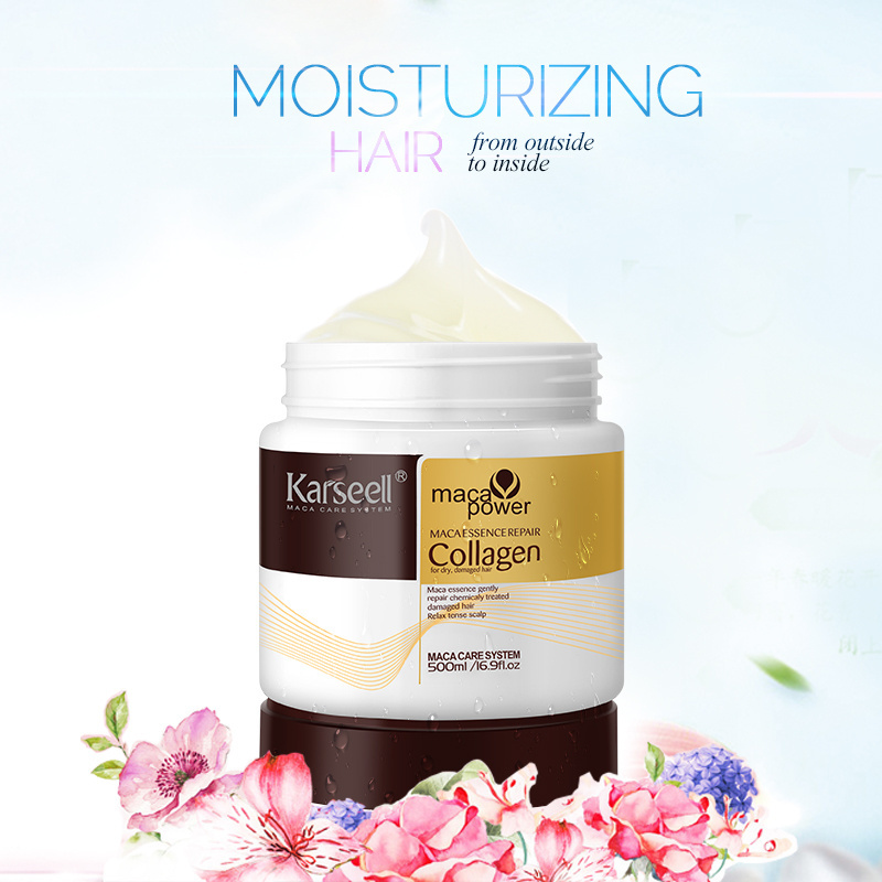 Karseell Keratin Treatment Collagen Nourishing Deep Repair Hair Protein Treatment Professional Salon Hair Mask