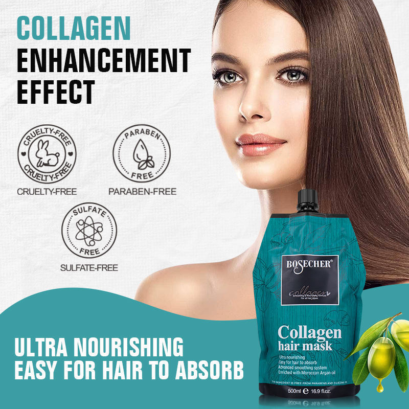 Private label hair products for dry and damaged hair collagen hair mask  Karseell collagen 500ML