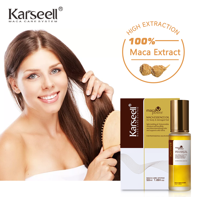 Karseell Private Label Organic Strenthening Repair Hair Treatment Extract Hair Growth Oil Argan Oil