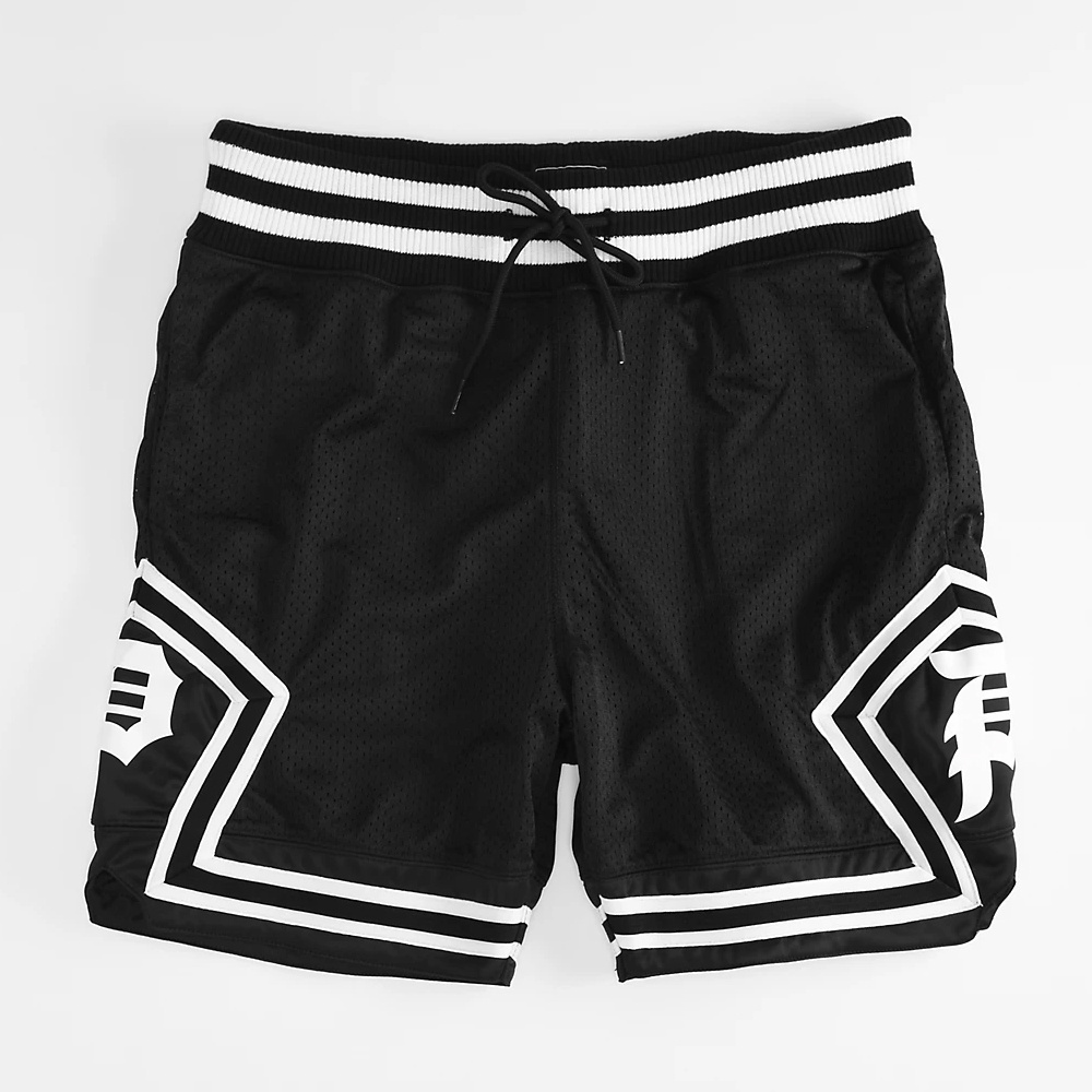 Classic Custom printed blank moo shiny breathable medium above the knee customable embroidery basketball shorts with pockets