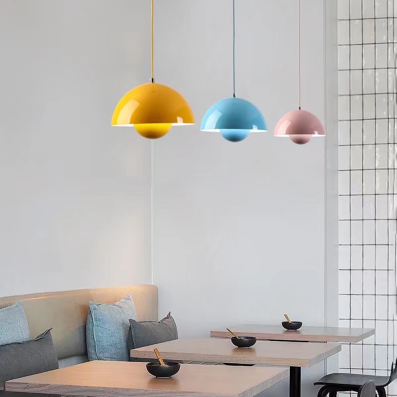 Nordic Restaurant Pendant Light for Bedroom Kitchen LED Hanging Light Living Room Bar Table Indoor Luminaries