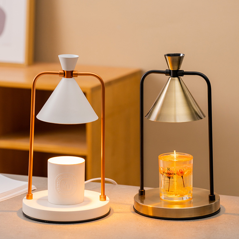 wholesale luxury indoor flameless candle warmer adjustable temperature lamp with timer