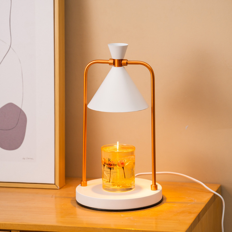 wholesale luxury indoor flameless candle warmer adjustable temperature lamp with timer