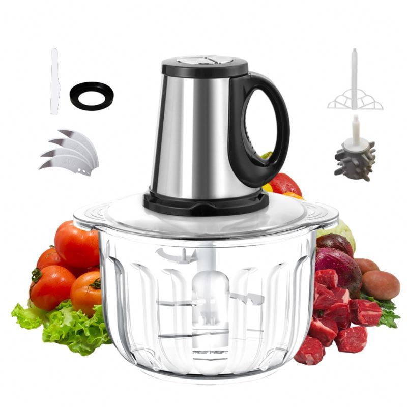 mini portable electric food chopper processor german food processor with meat grinder