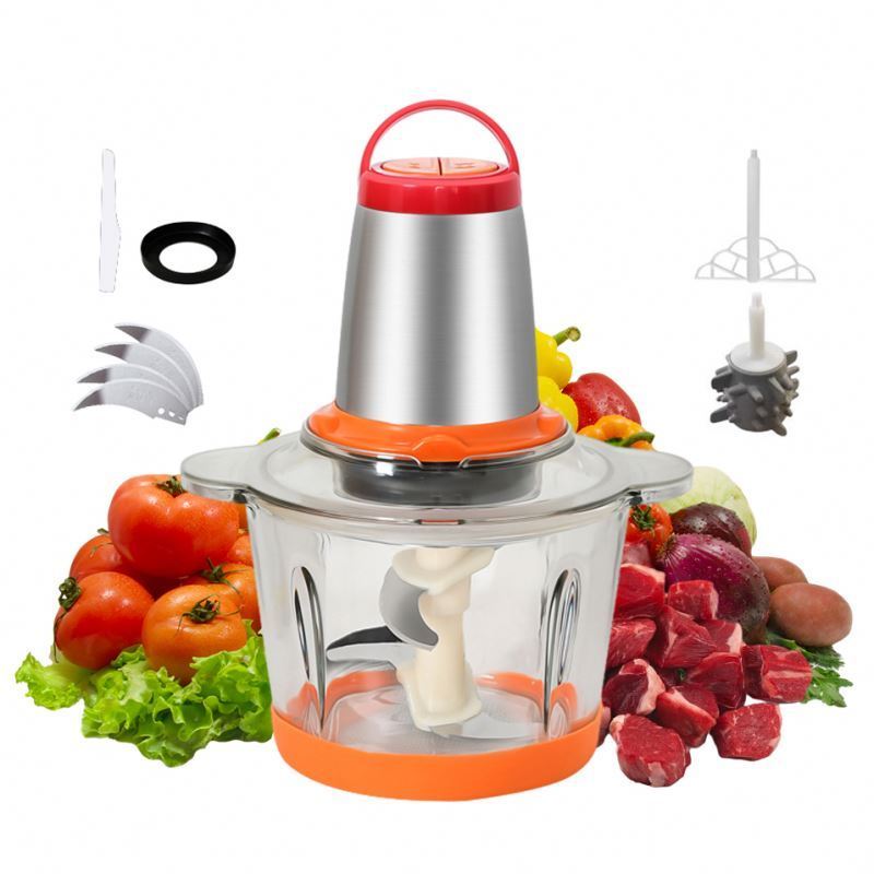 3l meat grinder 6 blade vegetable meat chopper electric mini vegetable fruit chopper meat grinder machine