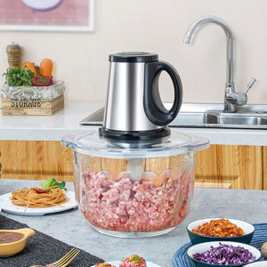 electric mini food processor bpa free 2l global kitchen food processor quick chopper