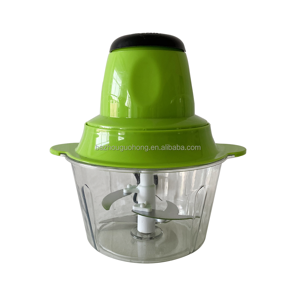 High Reputation Electric Household 2l Capacity Plastic Bowl Processor Vegetable Multifunctional Meat Grinder Food Mincer