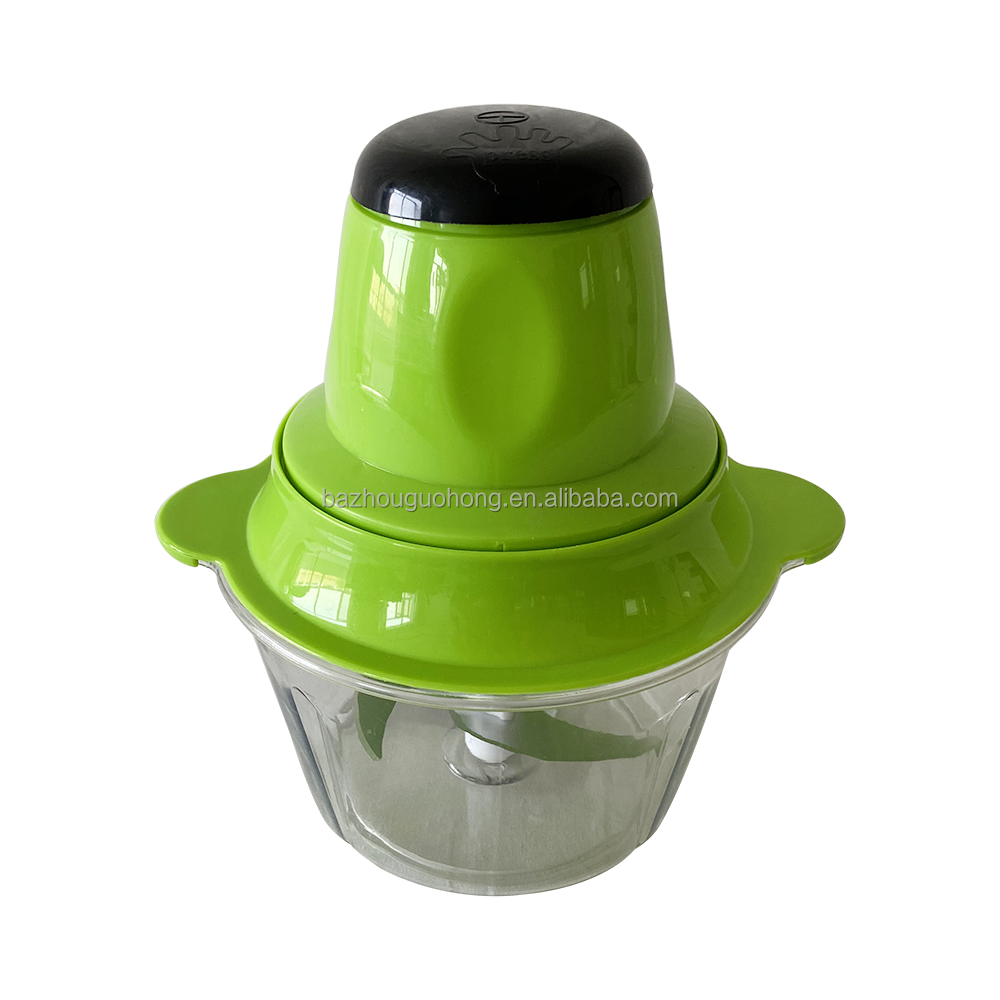 High Reputation Electric Household 2l Capacity Plastic Bowl Processor Vegetable Multifunctional Meat Grinder Food Mincer