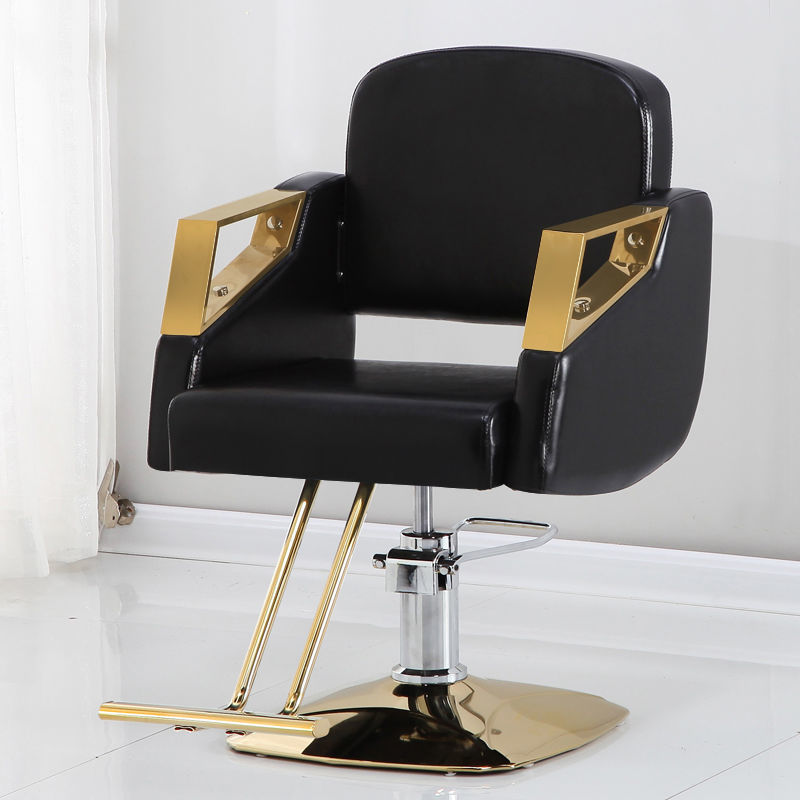 2024 Black Customized Unique Leather stainless steel  Cheap colourful  Salon Barber Chair fashional barber equipment