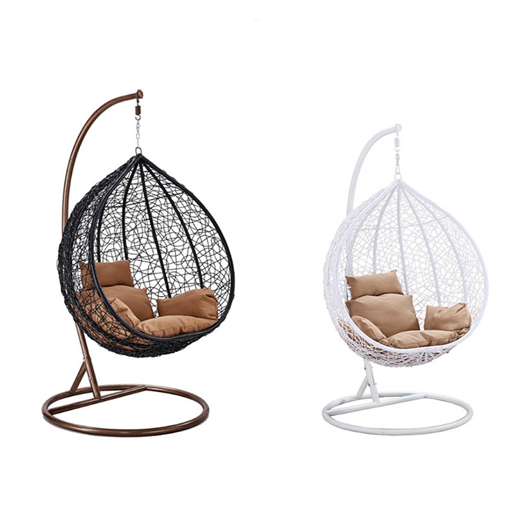 double outdoor hanging swing stand egg chair with legs