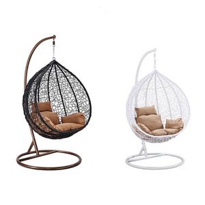 double outdoor hanging swing stand egg chair with legs