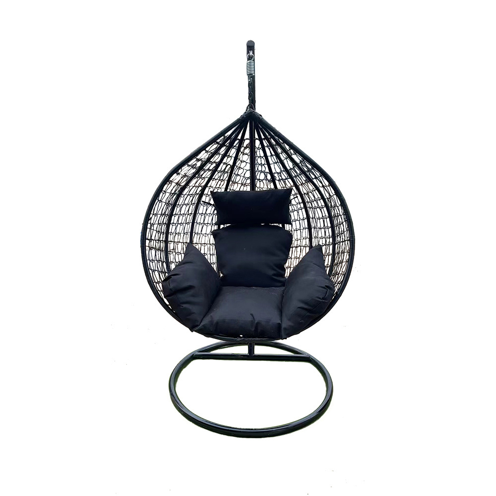 Hot Sales Wholesale Outdoor Garden Hotels Lounge Round Rattan Hanging Swing Chair