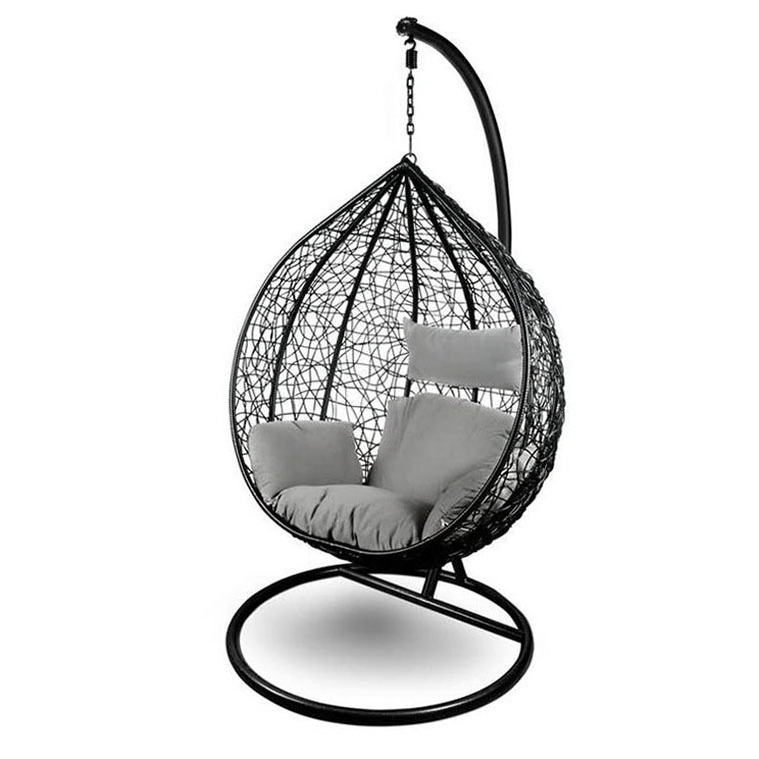 Hot Sales Wholesale Outdoor Garden Hotels Lounge Round Rattan Hanging Swing Chair