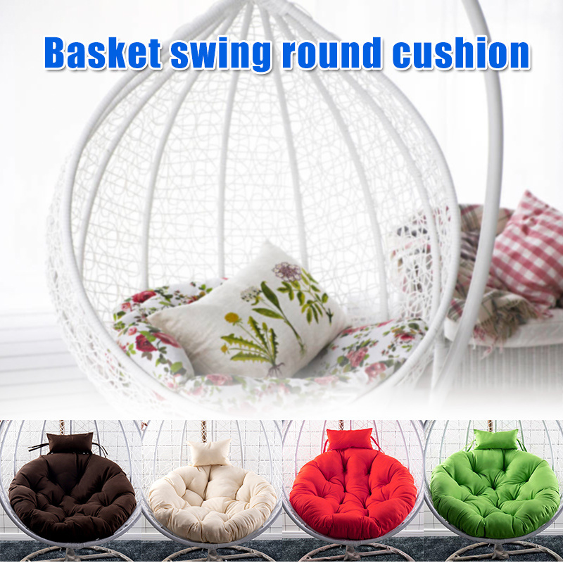 Garden Patio Single Seat Garden Rattan Swings Hanging Egg Chair with Stand