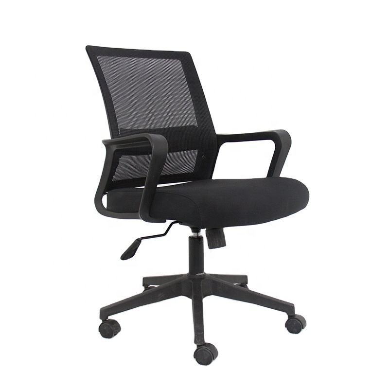 2023 Popular Cheap Price Nylon Base Wheels Staff Computer Chair Adjustable Mesh Office Chair on Sale